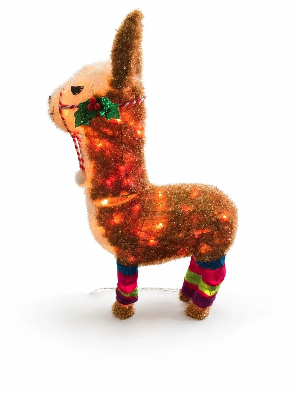Wondershop Target Lit Tinsel Llama Christmas Yard Decor 32
